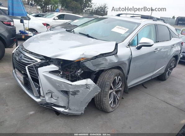 2T2BGMCA1GC004148 2016 LEXUS RX 450H Silver წინა მარცხენა ხედი სამი მეოთხედიდან