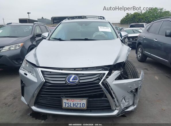 2T2BGMCA1GC004148 2016 LEXUS RX 450H Silver ხელსაწყოთა პანელის ხედი