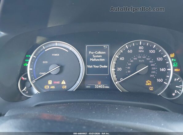 2T2BGMCA2HC019095 2017 LEXUS RX 450H White Widok tylnych siedzeń