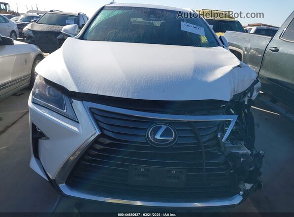 2T2BGMCA2HC019095 2017 LEXUS RX 450H White Widok zestawu wskaźników