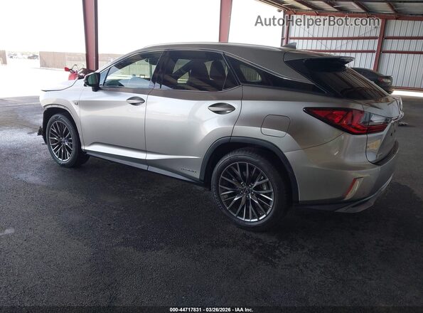 2T2BGMCA2HC019386 2017 LEXUS RX 450H Gray Задня ліва чверть