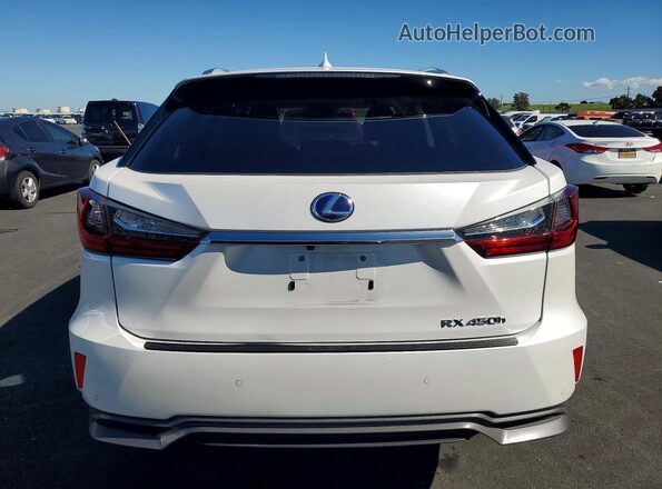 2T2BGMCA2JC026649 2018 LEXUS RX White Widok z tyłu