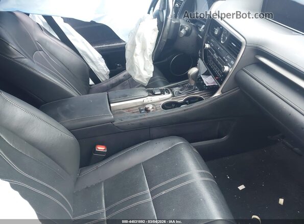 2T2BGMCA2KC034395 2019 LEXUS RX 450H Black Widok wnętrza z przodu