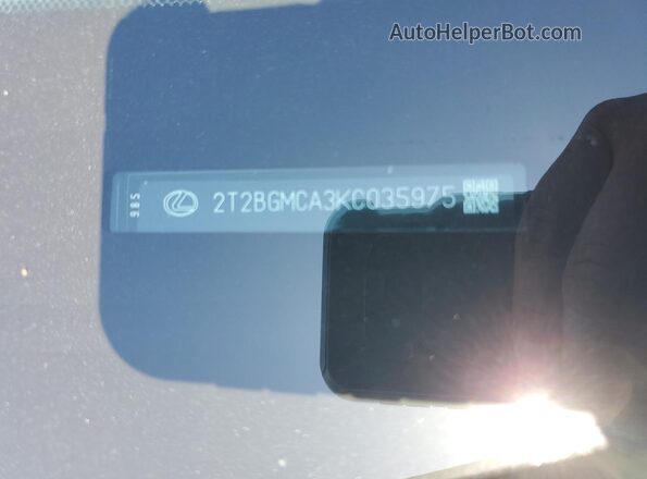 2T2BGMCA3KC035975 2019 LEXUS RX Gray 