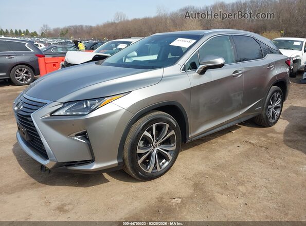 2T2BGMCA4JC024014 2018 LEXUS RX 450H Silver Przód lewy