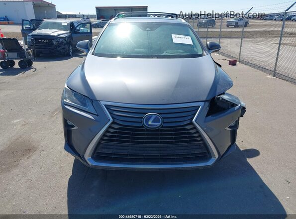 2T2BGMCA5GC006307 2016 LEXUS RX 450H Серый Вид щитка приборов