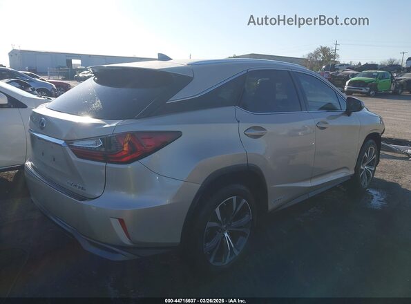 2T2BGMCA8GC007760 2016 LEXUS RX 450H Золотой Задняя правая четверть