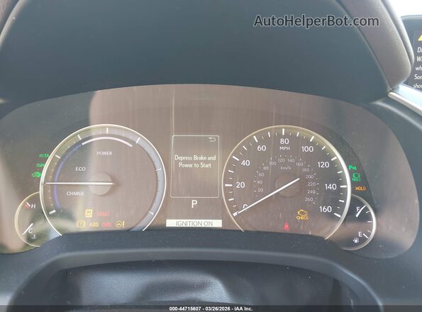 2T2BGMCA8GC007760 2016 LEXUS RX 450H Золотой Вид задних сидений