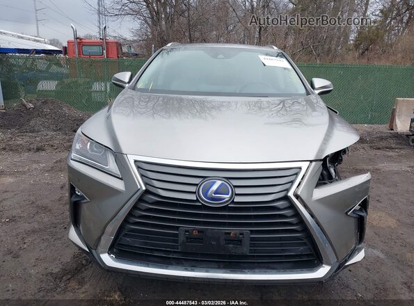 2T2BGMCA8HC009588 2017 LEXUS RX 450H Gold უკანა სალონის ხედი