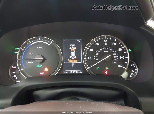 2T2BGMCA9GC005192 2016 LEXUS RX 450H Gold Vista de los asientos traseros