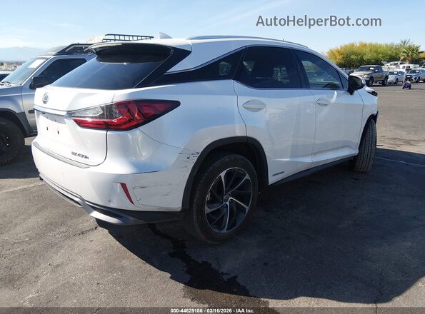 2T2BGMCA9HC016355 2017 LEXUS RX 450H White Задня права чверть