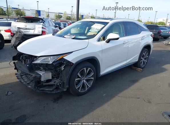 2T2BGMCA9JC026518 2018 LEXUS RX 450H White Առջևի ձախ երեք քառորդ տեսարան