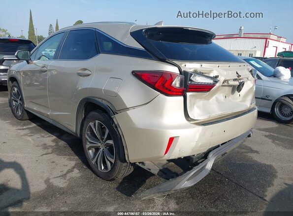 2T2BGMCAXGC005010 2016 LEXUS RX 450H Champagne უკანა მარცხენა