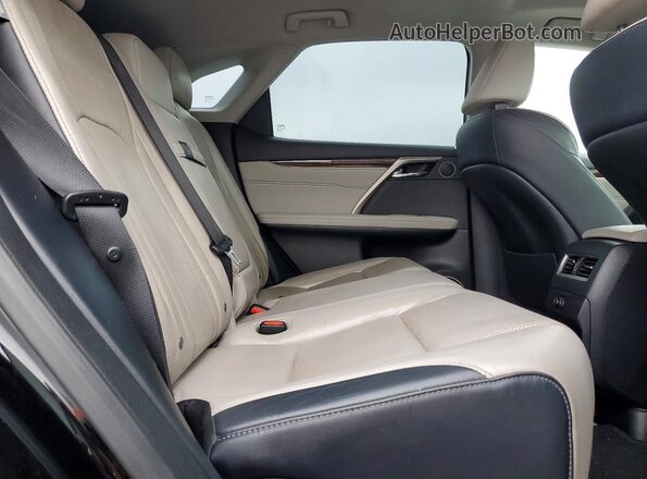 2T2BZMCA1GC012101 2016 LEXUS RX Черный Вид задней части салона