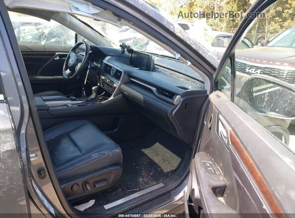 2T2BZMCA1GC017265 2016 LEXUS RX 350 Серый Вид салона спереди