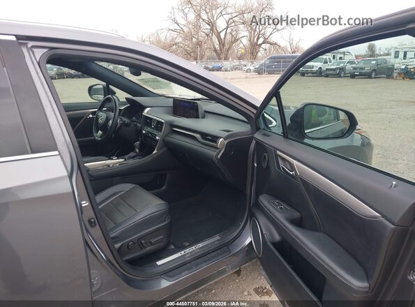 2T2BZMCA1GC030906 2016 LEXUS RX 350 Black Вид салону спереду