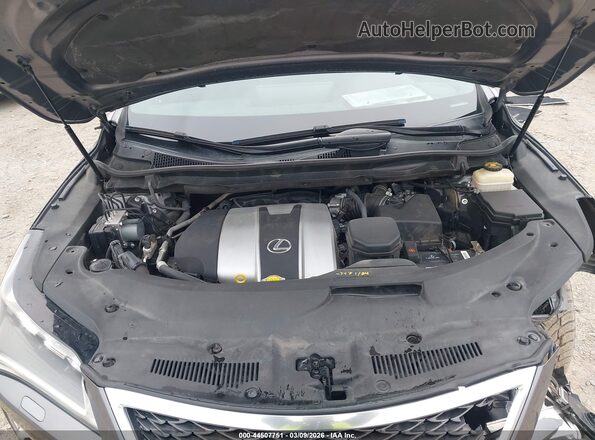 2T2BZMCA1GC030906 2016 LEXUS RX 350 Black Вид ззаду