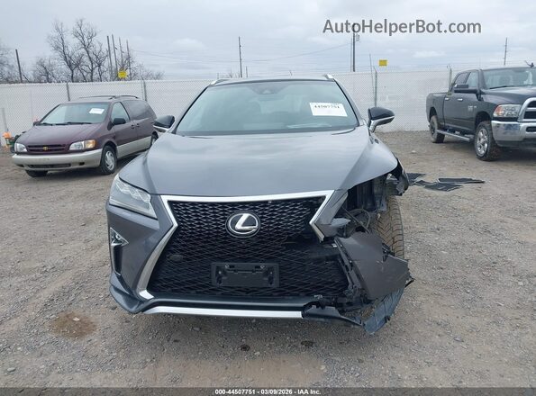2T2BZMCA1GC030906 2016 LEXUS RX 350 Black Вид щитка приладів