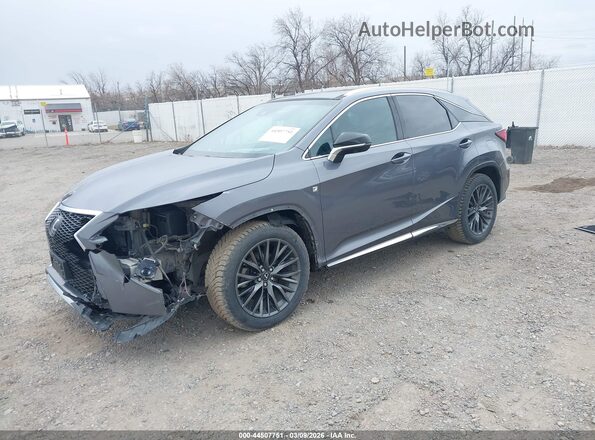 2T2BZMCA1GC030906 2016 LEXUS RX 350 Black Передня ліва чверть