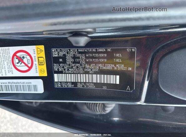 2T2BZMCA1HC072851 2017 LEXUS RX 350 Black Widok komory silnika