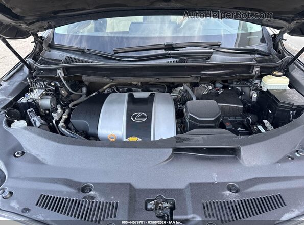 2T2BZMCA1HC072851 2017 LEXUS RX 350 Black Widok z tyłu