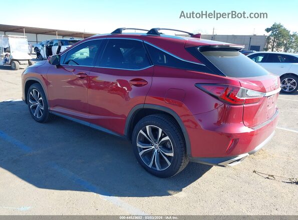 2T2BZMCA3GC017297 2016 LEXUS RX 350 Red Задня ліва чверть