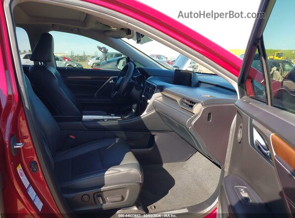 2T2BZMCA3GC017297 2016 LEXUS RX 350 Red Вид салону спереду
