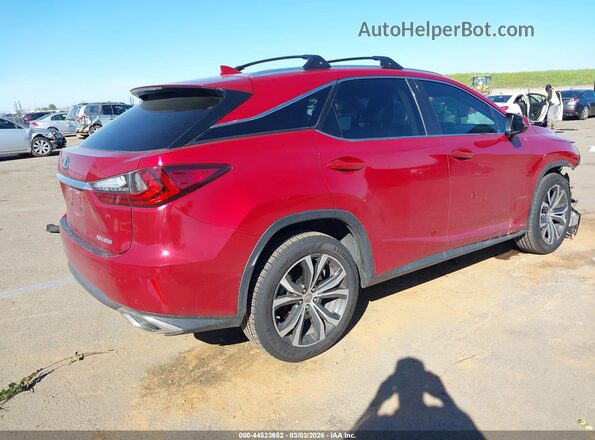 2T2BZMCA3GC017297 2016 LEXUS RX 350 Red Задня права чверть
