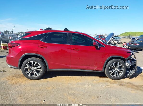 2T2BZMCA3GC017297 2016 LEXUS RX 350 Red Вид задньої частини салону