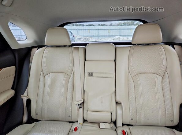 2T2BZMCA4HC063206 2017 LEXUS RX White Вид задніх сидінь