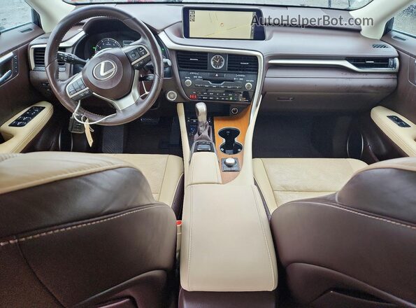 2T2BZMCA4HC063206 2017 LEXUS RX White Вид панелі приладів