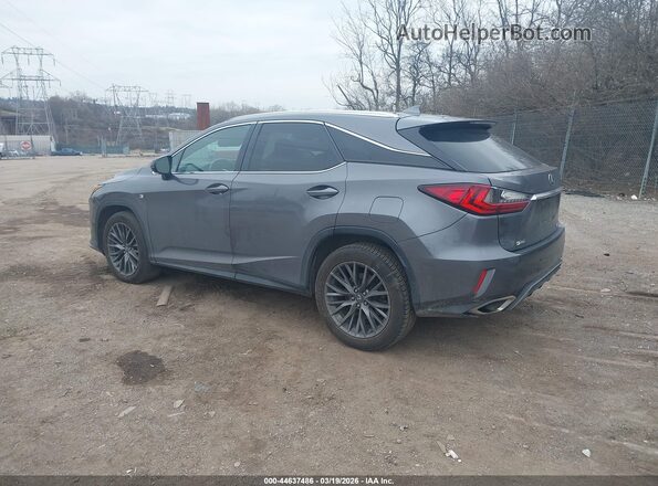 2T2BZMCA5GC012828 2016 LEXUS RX 350 Gray Rear left