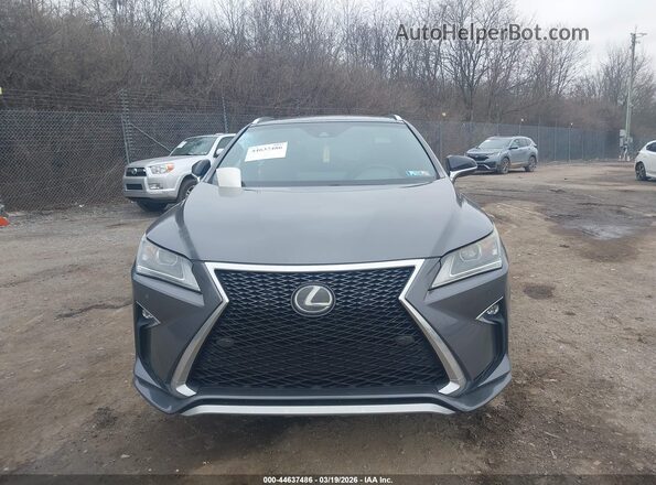 2T2BZMCA5GC012828 2016 LEXUS RX 350 Gray Rear interior view