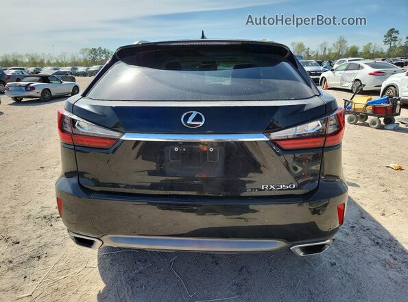 2T2BZMCA5JC142180 2018 LEXUS RX Black Вид ззаду