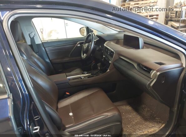 2T2BZMCA5JC153017 2018 LEXUS RX 350 Синий Вид салона спереди