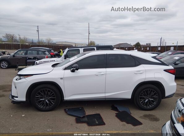 2T2BZMCA6JC142933 2018 LEXUS RX 350 White Vista interior de 360 grados