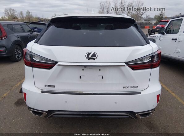 2T2BZMCA6JC142933 2018 LEXUS RX 350 White 