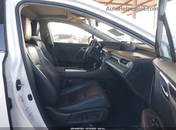 2T2BZMCA7GC033891 2016 LEXUS RX 350 White Widok wnętrza z przodu