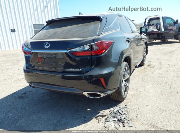 2T2BZMCA7JC150300 2018 LEXUS RX 350 Black Задня права чверть