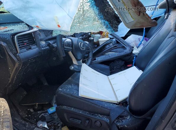 2T2BZMCAXGC013618 2016 LEXUS RX Gray Widok wnętrza z przodu
