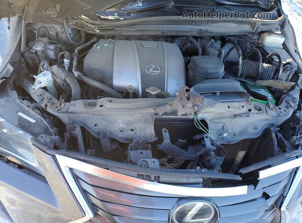 2T2BZMCAXGC013618 2016 LEXUS RX Gray Widok komory silnika