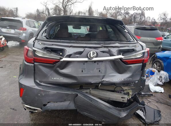 2T2BZMCAXHC107516 2017 LEXUS RX 350 Gray წინა ხედი