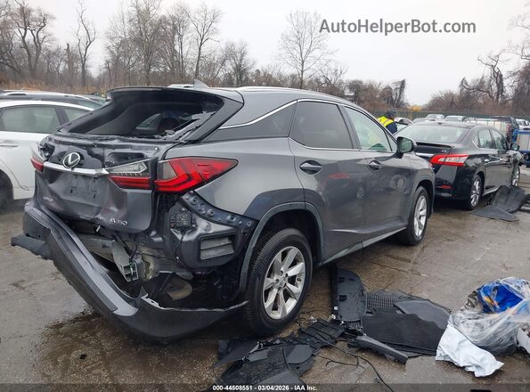 2T2BZMCAXHC107516 2017 LEXUS RX 350 Gray უკანა მარჯვენა