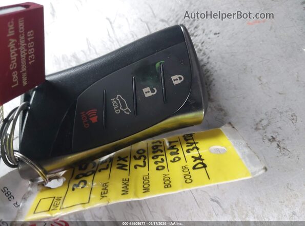 2T2GDCAZ4SC029393 2025 LEXUS NX 250 Gray Вид панелі приладів