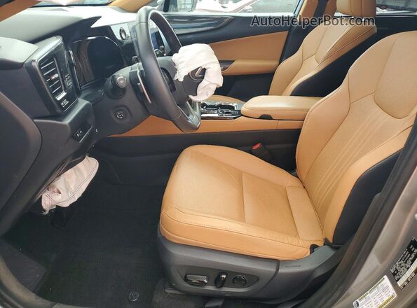 2T2GDCAZ6PC004907 2023 LEXUS NX Gray Вид салону спереду