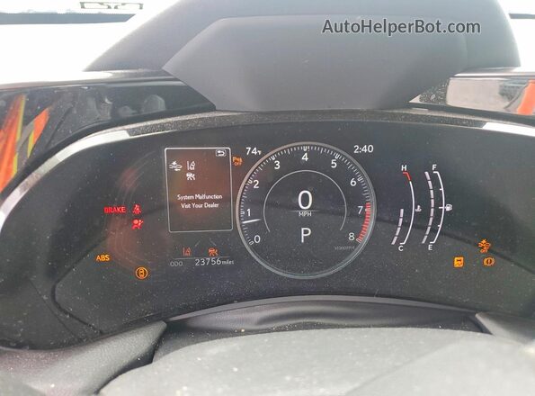 2T2GDCAZ6RC012279 2024 LEXUS NX White ხელსაწყოთა პანელის ხედი