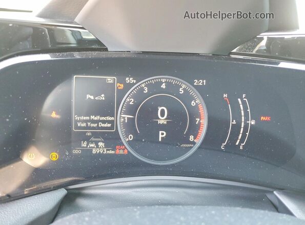 2T2GGCEZ3SC067876 2025 LEXUS NX Gray Widok zestawu wskaźników