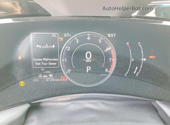 2T2GGCEZ4TC103169 2026 LEXUS NX Белый Вид щитка приборов