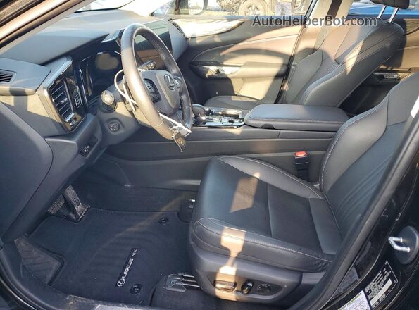 2T2GGCEZ5RC054752 2024 LEXUS NX Black წინა სალონის ხედი