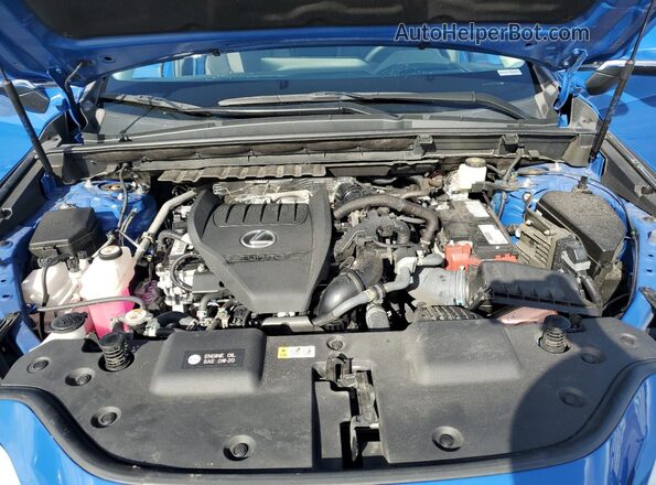 2T2GGCEZ6NC015792 2022 LEXUS NX Blue Engine compartment view
